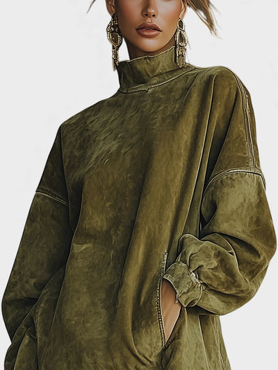 Carlota™ | Vestido de ante con flecos